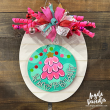 Load image into Gallery viewer, Merry and Bright Christmas Tree Attachment