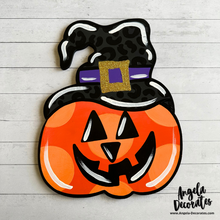 Load image into Gallery viewer, Jack-O-Lantern With Witch Hat LARGE Attachment
