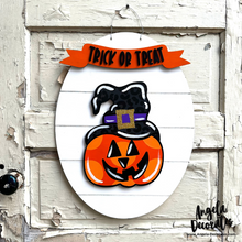 Load image into Gallery viewer, Jack-O-Lantern With Witch Hat LARGE Attachment