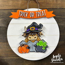 Load image into Gallery viewer, Halloween Highland Cow Attachment