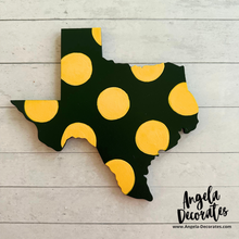Load image into Gallery viewer, MINI Polka Dot Texas Attachment (Multiple Colors Available - For Tabletop Frames and Porch Leaners))