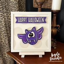Load image into Gallery viewer, MINI Happy Halloween Banner - Purple