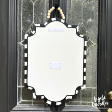 Load image into Gallery viewer, Black & White Border Marquee Door Hanger Base