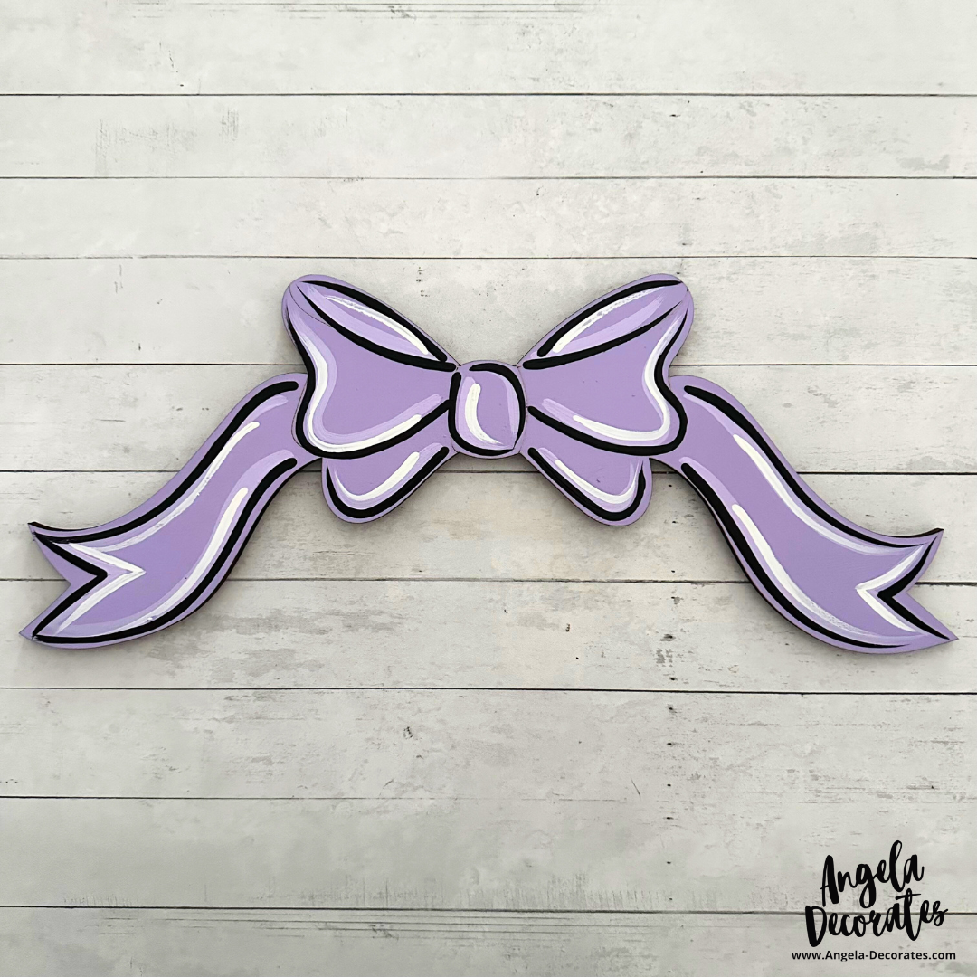 Bow Banner - Lavender