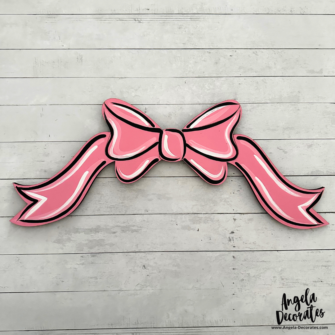 Bow Banner - Pink