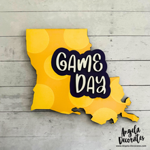 Load image into Gallery viewer, MINI Louisiana Game Day Attachment (For Tabletop Frames and Porch Leaners)