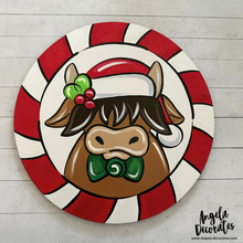 Load image into Gallery viewer, Christmas Cow Round LARGE Attachment
