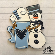 Load image into Gallery viewer, Cocoa Hugging Snowman Attachment