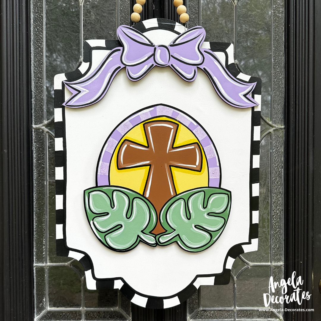 Cross and Palm Leaves Attachment