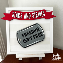 Load image into Gallery viewer, MINI Dog Tag - Freedom Isn't Free