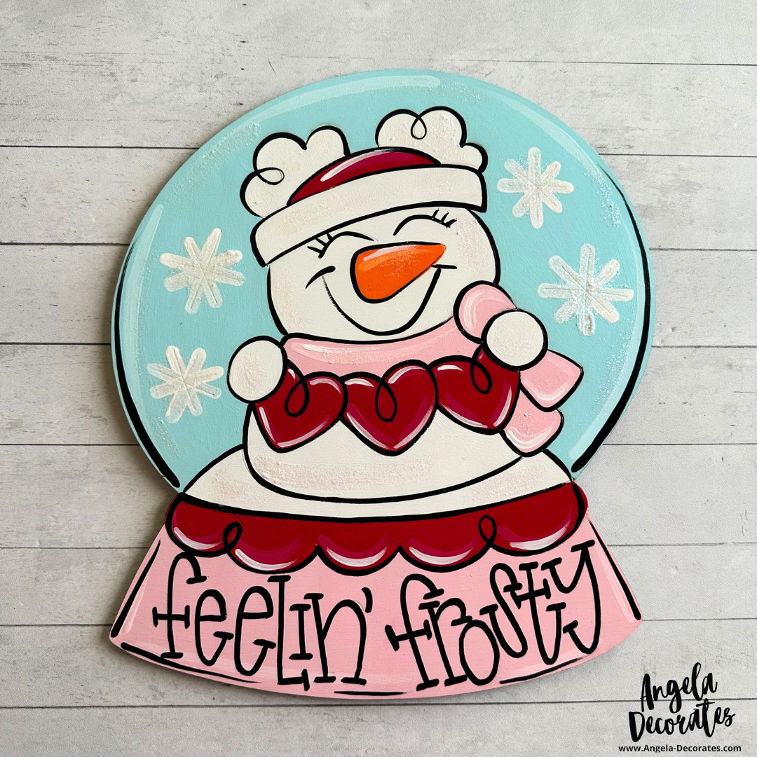 Feelin' Frosty Snow Globe Attachment