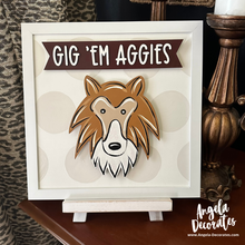 Load image into Gallery viewer, MINI Gig 'Em Aggies Banner