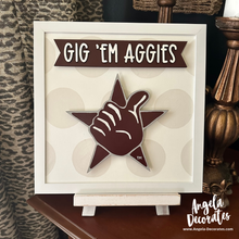 Load image into Gallery viewer, MINI Gig 'Em Aggies Banner