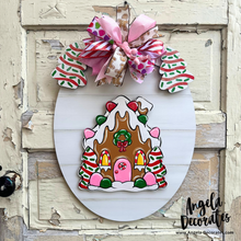 Load image into Gallery viewer, Gingerbread House Bow