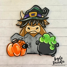 Load image into Gallery viewer, Halloween Highland Cow Attachment