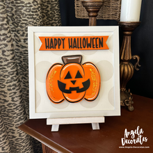 Load image into Gallery viewer, MINI Happy Halloween Banner - Orange