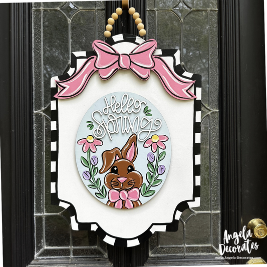 Bow Banner - Pink