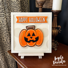 Load image into Gallery viewer, MINI Happy Halloween Banner - Orange