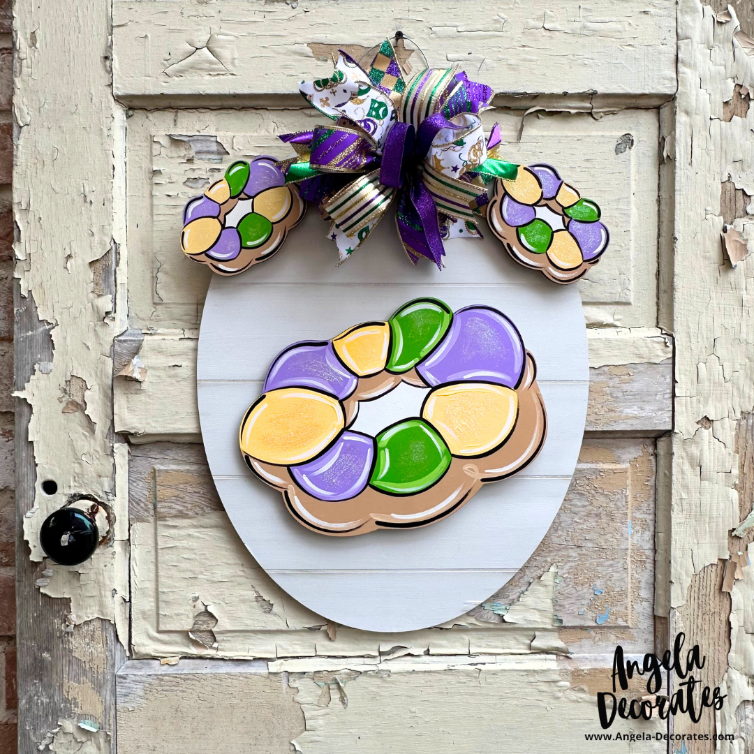 Large King Cake Attachment (For Door Hangers)