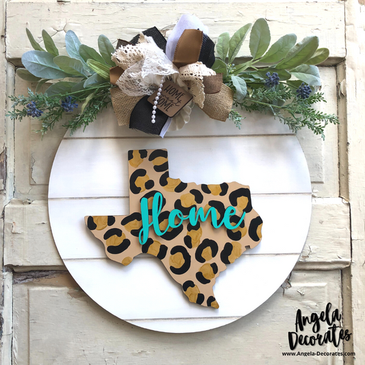 Leopard Texas LARGE Attachment (Multiple Colors)