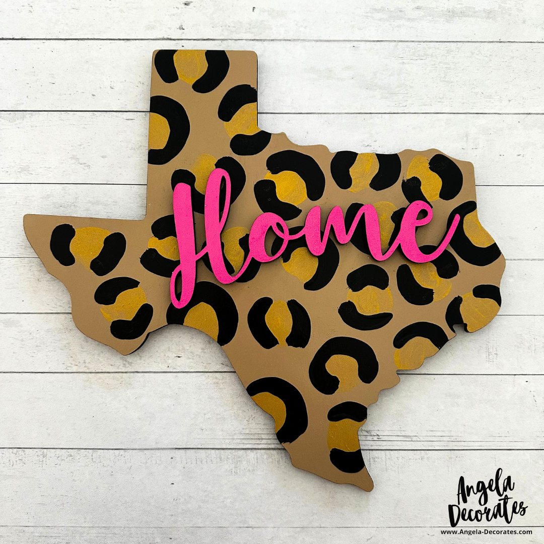 Leopard Texas LARGE Attachment (Multiple Colors)