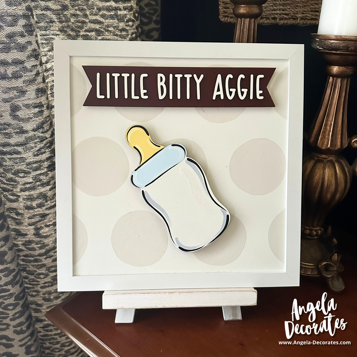 Little Bitty Aggie MINI Banner