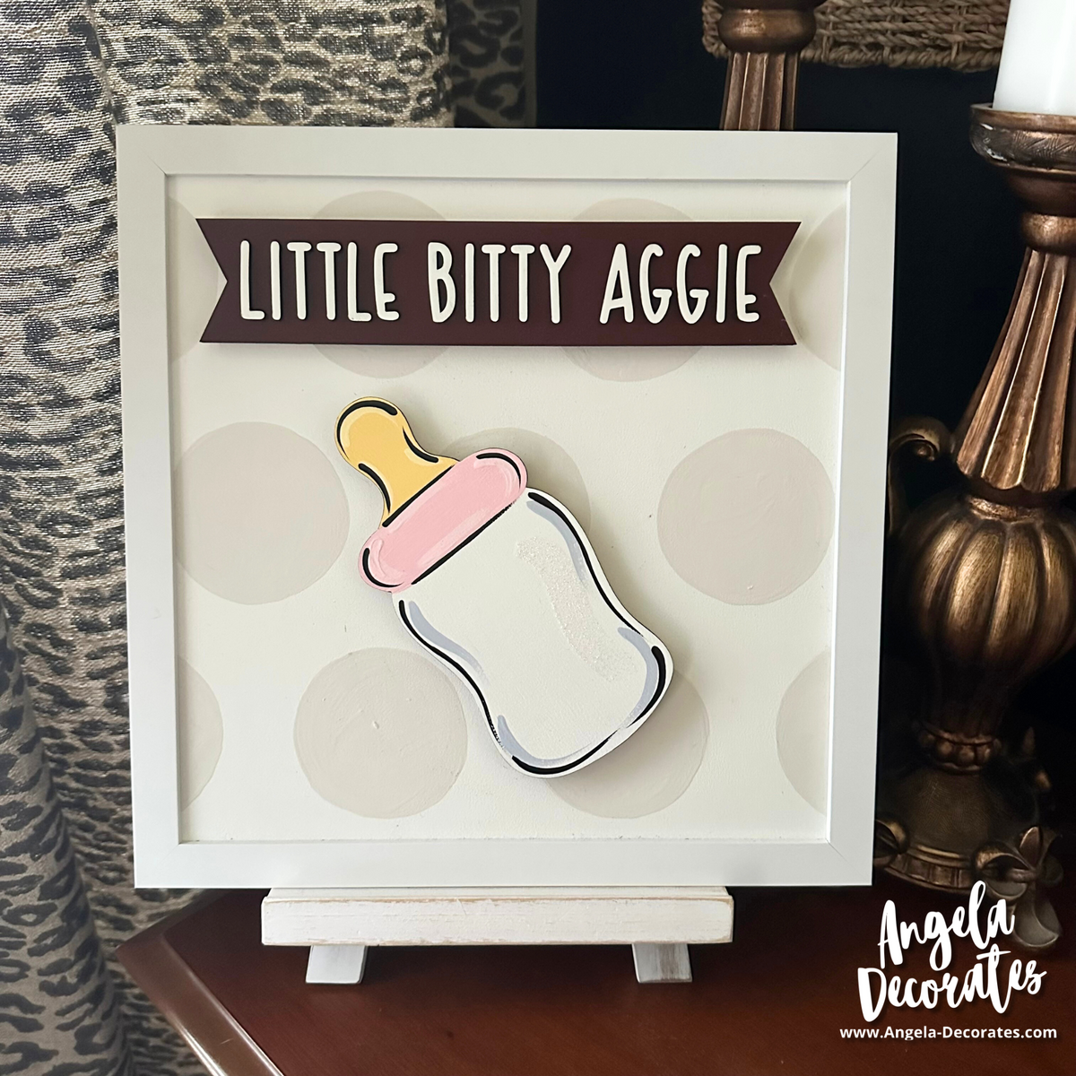 Little Bitty Aggie MINI Banner