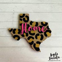 Load image into Gallery viewer, MINI Leopard Texas Home Attachment (For Tabletop Frames and Porch Leaners)