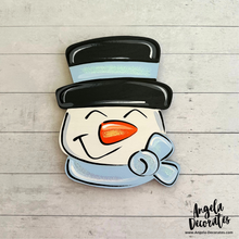 Load image into Gallery viewer, MINI Snowman Face Attachment (For Tabletop Frames and Porch Leaners)