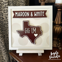Load image into Gallery viewer, Maroon & White MINI Banner