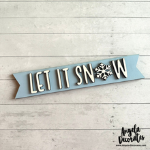 Load image into Gallery viewer, Let It Snow MINI Banner
