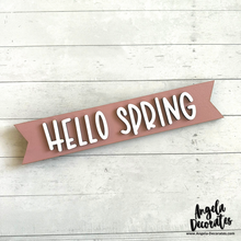 Load image into Gallery viewer, MINI Hello Spring Banner