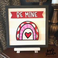Load image into Gallery viewer, MINI Valentine Rainbow Attachment (For Tabletop Frames and Porch Leaners)