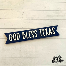 Load image into Gallery viewer, MINI God Bless Texas Banner
