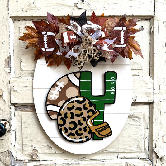 Rustic Oval Door Hanger Base