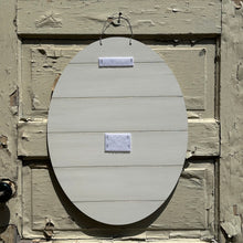 Load image into Gallery viewer, Rustic Oval Door Hanger Base