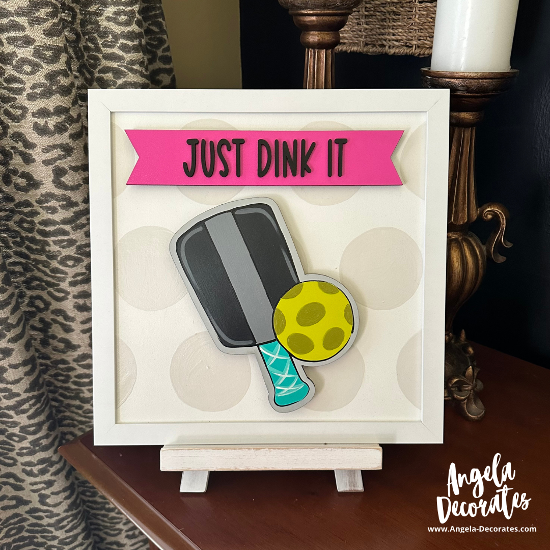 Just Dink It MINI Banner (Multiple Color Options)