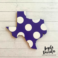 Load image into Gallery viewer, MINI Polka Dot Texas Attachment (Multiple Colors Available - For Tabletop Frames and Porch Leaners))