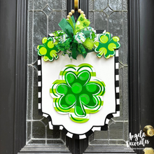 Load image into Gallery viewer, Shamrock with Striped Background Attachment