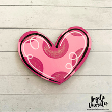 Load image into Gallery viewer, Tiny Pink Polka Dot Heart Attachment