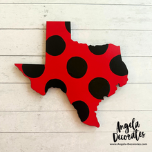 Load image into Gallery viewer, MINI Polka Dot Texas Attachment (Multiple Colors Available - For Tabletop Frames and Porch Leaners))