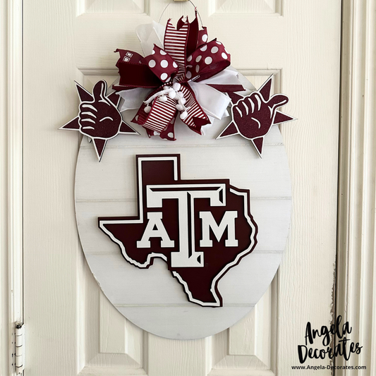 TINY Texas A&M Thumb & Star Attachment