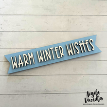 Load image into Gallery viewer, MINI Warm Winter Wishes Banner