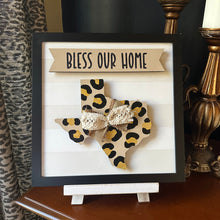 Load image into Gallery viewer, Black Frame with Stripe Background