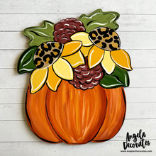 Load image into Gallery viewer, Sunflower with Pumpkin Vase Attachment
