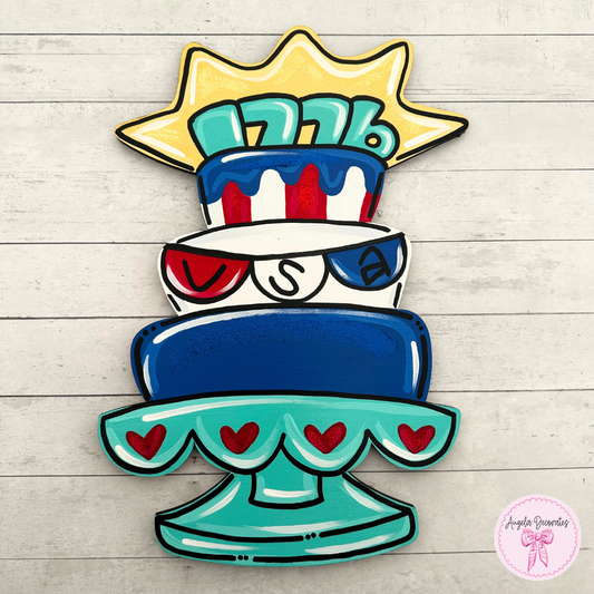 Large 1776 Cake Attachment
