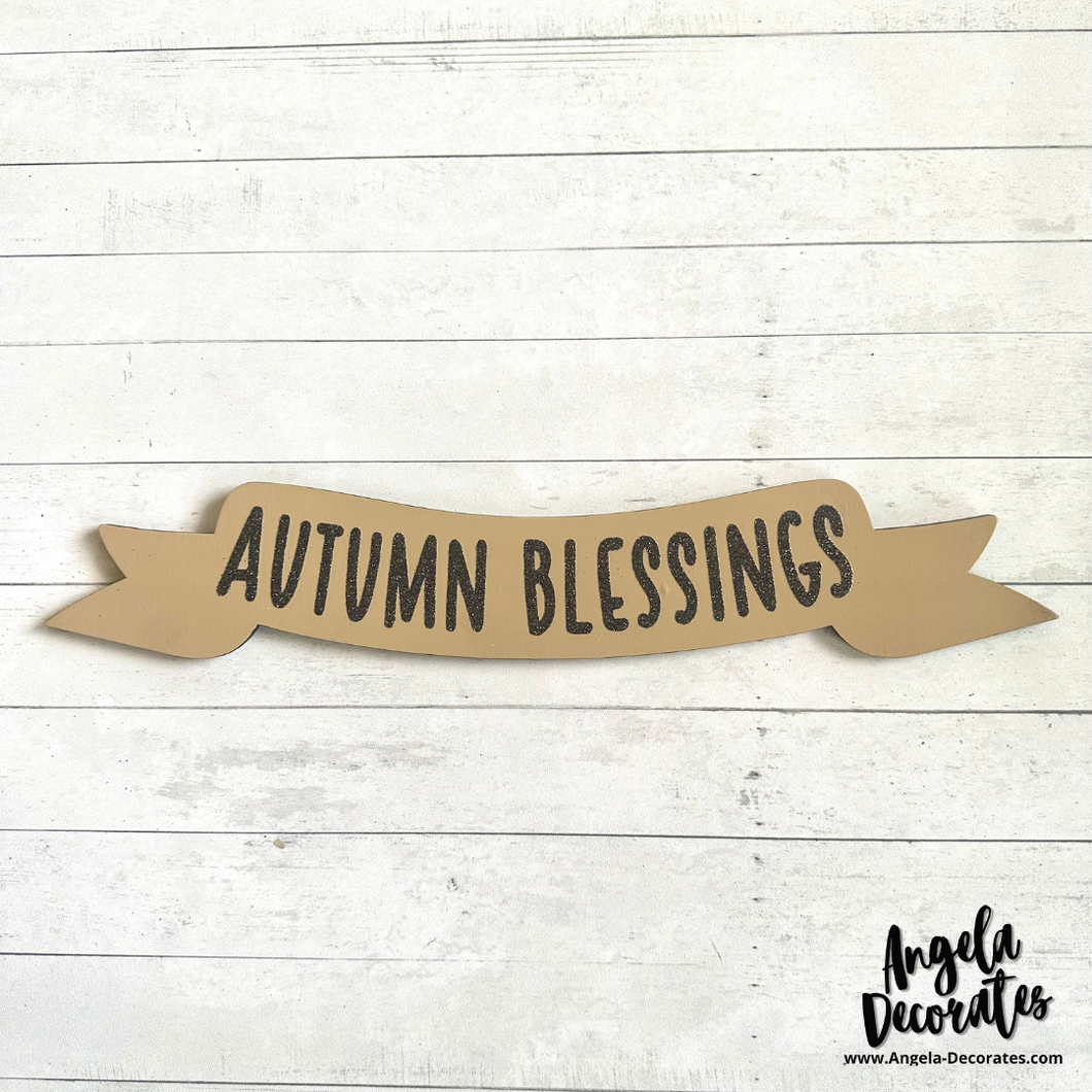 Autumn Blessings Banner
