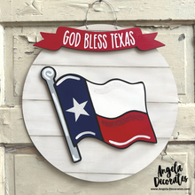 Load image into Gallery viewer, God Bless Texas Banner
