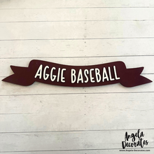 Load image into Gallery viewer, Aggie Baseball Banner

