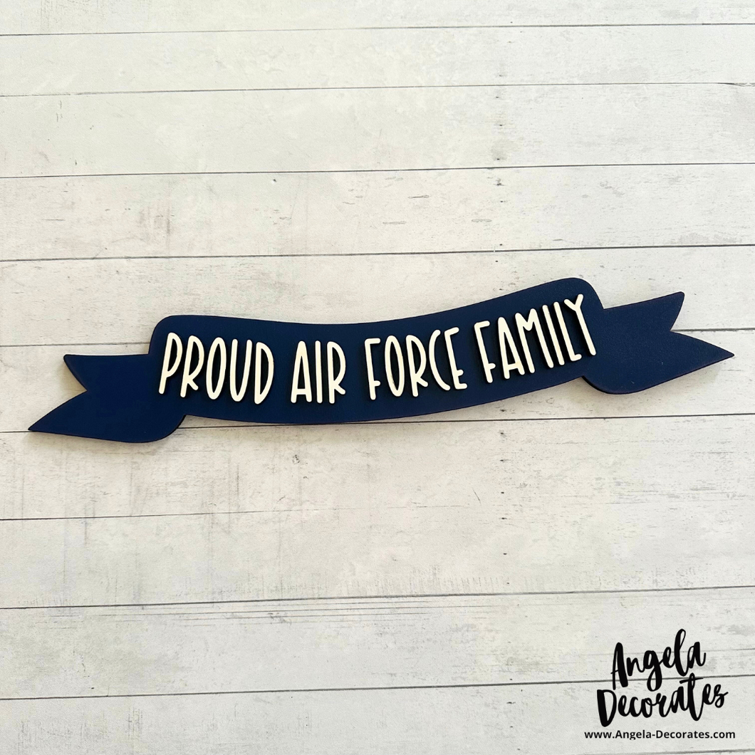 Proud Air Force Family Banner